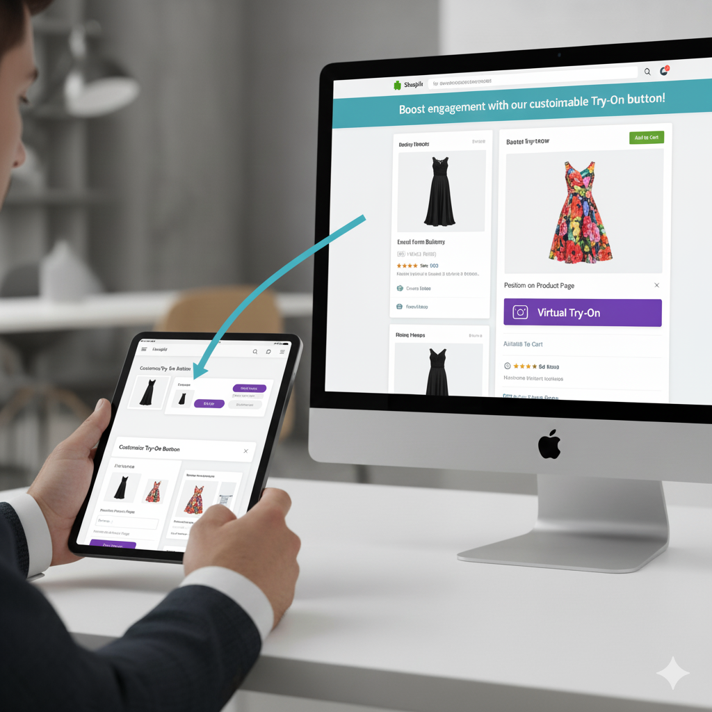 Fully Customizable Try-On Button